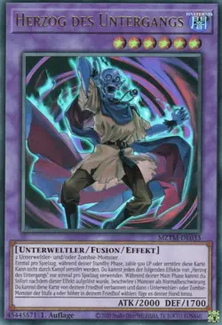 yugioh Herzog Des Untergangs MZTM-DE033 ULTRA RARE 1AUFLAGE DEUTSCH - Image 1