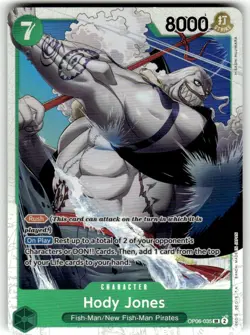 Hody Jones OP06-035 Wings of the Captain One Piece TCG Card Game English - Image 1
