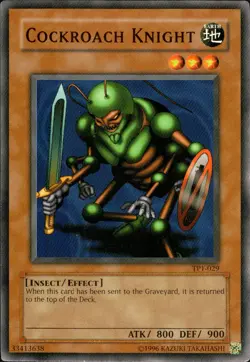 Cockroach Knight TP1-029 Common Yugioh TCG Card - Image 1