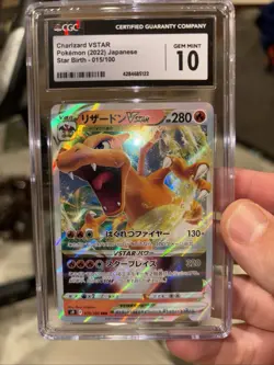 Gem Mint CHARIZARD Vstar Universe Holo 14/172 RRR Japanese Pokemon Card CGC 10 - Image 1