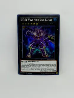 Yugioh Card D/D/D Wave High King Caesar COTD-EN042 SUPER RARE 1st Ed. - NM - Image 1