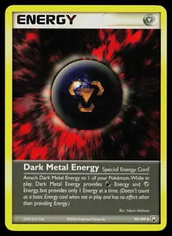 Pokemon Card - Dark Metal Energy Team Rocket Returns 94/109 Uncommon - Image 1