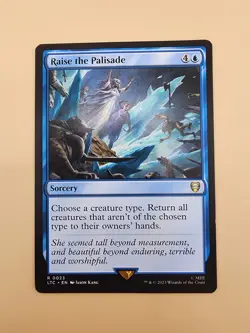 Raise the Palisade #23 (NM) Lord of the Rings LTC Magic MTG - Image 2