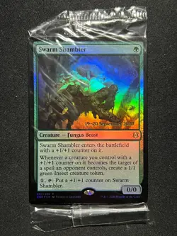 Swarm Shambler Prerelease Foil Promo MTG Magic 2020 Zendikar Rising NM/M Sealed - Image 1