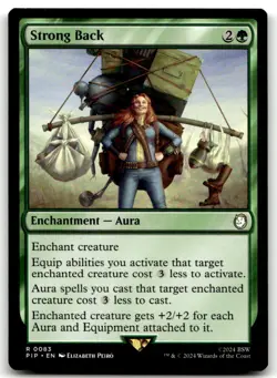 MTG Universes Beyond: Fallout #83 Strong Back NM - Image 1