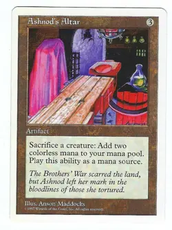 Ashnod's Altar MTG Fifth 5th Edition NM Magic The Gathering - Image 1