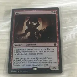 Xorn Adventures in the Forgotten Realms Promo Ampersand Foil MTG Magic Gathering - Image 1