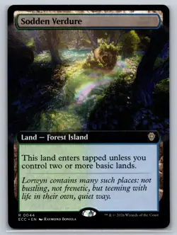 Sodden Verdure (Extended Art) Commander: Lorwyn Eclipsed Regular - Image 1