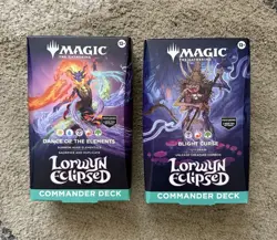 MTG Magic Lorwyn Eclipsed Commander Deck Set of 2 Dance & Blight Sealed - Image 1