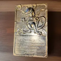1999 Pokemon 23K Gold Plated Trading Card Only Mewtwo Vintage - Image 1