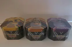 New Factory Sealed Pokemon V Powers Collection Tins Pikachu Eevee Eternatus - Image 3