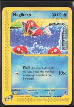 Magikarp Non Holo Common 118/165 Pokemon Expedition - Image 1