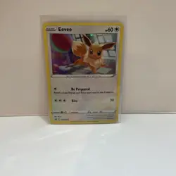 POKEMON SWORD & SHIELD PROMOS #SWSH212 EEVEE COSMOS HOLO BLACK STAR PROMO - NM - Image 1