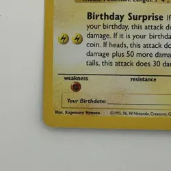 Pokemon Birthday Pikachu Holo McDonald’s Promo 25th Anniversary Celebrations 202 - Image 4