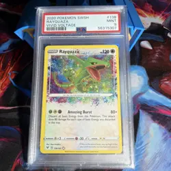 Rayquaza Vivid Voltage 138/185 PSA 9 Mint Condition Pokemon TCG - Image 1