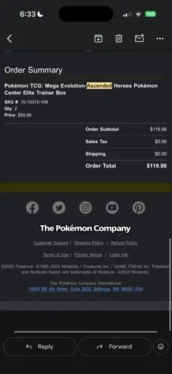 Ascended Heroes Pokemon Center Elite Trainer Box (ETB) (Presale) Sealed - Image 2
