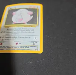 Pokemon Base Set Chansey 3/102 1999 WOTC Holo Rare English - Image 2