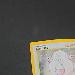 Pokemon Base Set Chansey 3/102 1999 WOTC Holo Rare English - Image 4