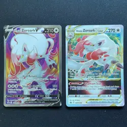 Hisuian Zoroark V VSTAR SWSH297/298 - Black Star Promo SET - Pokemon TCG - Image 1