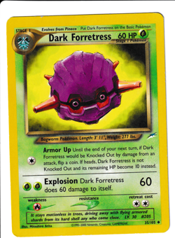 Pokemon Tcg Dark Forretress #35 Pokemon Neo Destiny LP - Image 1