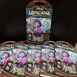 Disney Lorcana Azurite Sea - 6 Booster Packs Brand New Sealed - Image 2