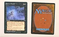 Magic the Gathering * MTG * 1 X Hymn to Tourach * Fallen Empires - Card 12 * LP - Image 1