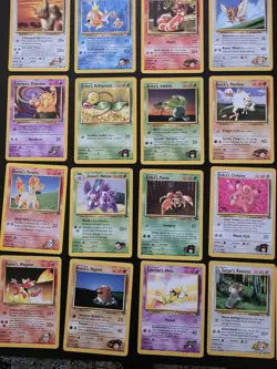 Pokemon Gym Heroes Challenge 100 Card No Duplicate Lot NM-LP WOTC Vintage TCG - Image 5