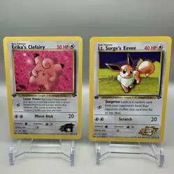 1st Edition Pokemon Gym Challenge Lot of 16 Cards Uncommon-Common, NM-LP - Image 1