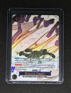 Ground Death Alt Art Card OP14-096 NM-M One Piece The Azure Sea's Seven English - Image 1