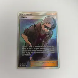 Nanu - 179/181 - Pokemon Team Up Sun & Moon Full Art Ultra Rare Card NM - Image 1
