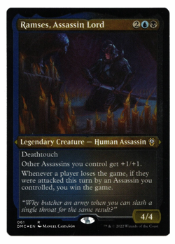 MTG Card: Ramses, Assasin Lord Etched Foil #061 Dominaria United Rare! NM - Image 1