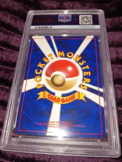 1997 Pokemon Here Comes Team Rocket Japanese Holo Trainer Card PSA 7 Near Mint - Image 3