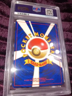 1997 Pokemon Here Comes Team Rocket Japanese Holo Trainer Card PSA 7 Near Mint - Image 4