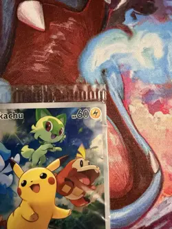 Pikachu 027 Sv: Scarlet & Violet Promo Card Holo Sealed NM - Image 3
