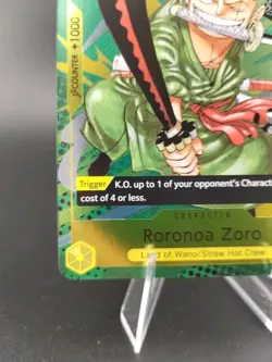 P-042 Roronoa Zoro Championship 2024 Promo One Piece Card Game TCG - Image 4
