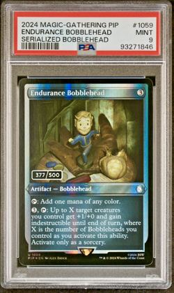 ENDURANCE BOBBLEHEAD (SERIALIZED FOIL) 377/500 - PSA 9 MINT - Image 1