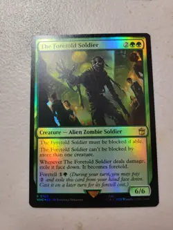 x1 The Foretold Soldier - Foil R MTG Universes Beyond: Doctor Who M/NM, English - Image 1