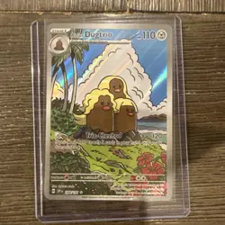 Alola Dugtrio Pokemon Card Holo Rare Trio-Chezhoo 120HP - Image 1