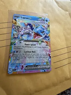 Lapras EX 032/142 Double Rare Holo - Stellar Crown Pokemon - Image 2