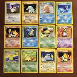 Pokemon Neo Genesis Near Complete Master Set 64/111 Non Holo NM-LP - Image 2