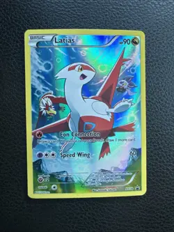 Pokemon TCG Latias XY78 Full Art Black Star Holo - Image 1