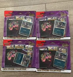 LOT OF 4 ‼ Pokemon TCG Ascended Heroes Tech Sticker Collection Sealed - Gastly - Image 1