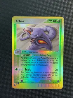 Arbok 29/100 Reverse Holo (EX Sandstorm 2003) NM/LP Pokemon e-Series EX Era - Image 2