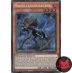 Yugioh Miscellaneousaurus RA04-EN022 Secret Rare 1st Edition NM - Image 1