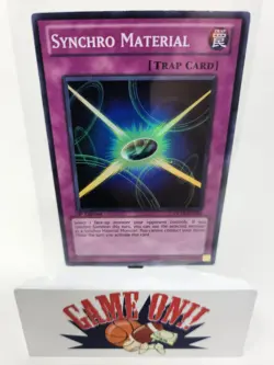 YuGiOh Synchro Material DP10-EN030 Duelist Pack Super Rare 1st Edition NM - Image 1