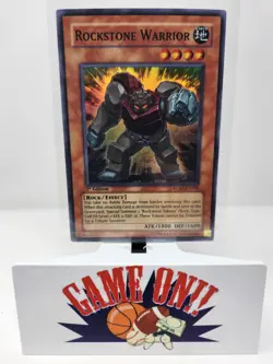 YuGiOh Rockstone Warrior RGBT-EN001 Raging Battle 1st Edition Super Rare NM - Image 1