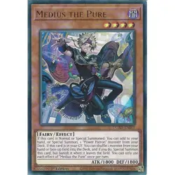 YUGIOH DUAD-EN008 Medius the Pure Ultra Rare 1st Edition NM - Image 1