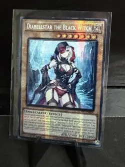 Yu-Gi-Oh! TCG Diabellstar the Black Witch Custom Starlight Rare - Image 1