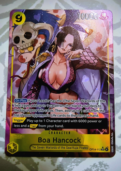 Boa Hancock - OP14-112 (Alternate Art) OP14-112 The Azure Sea's Seven Foil NM/M - Image 1