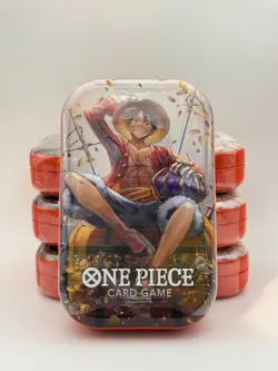One Piece Tin Pack Set Vol.2 (TS-02) LUFFY x1 Factory Sealed READY TO SHIP NOW - Image 1